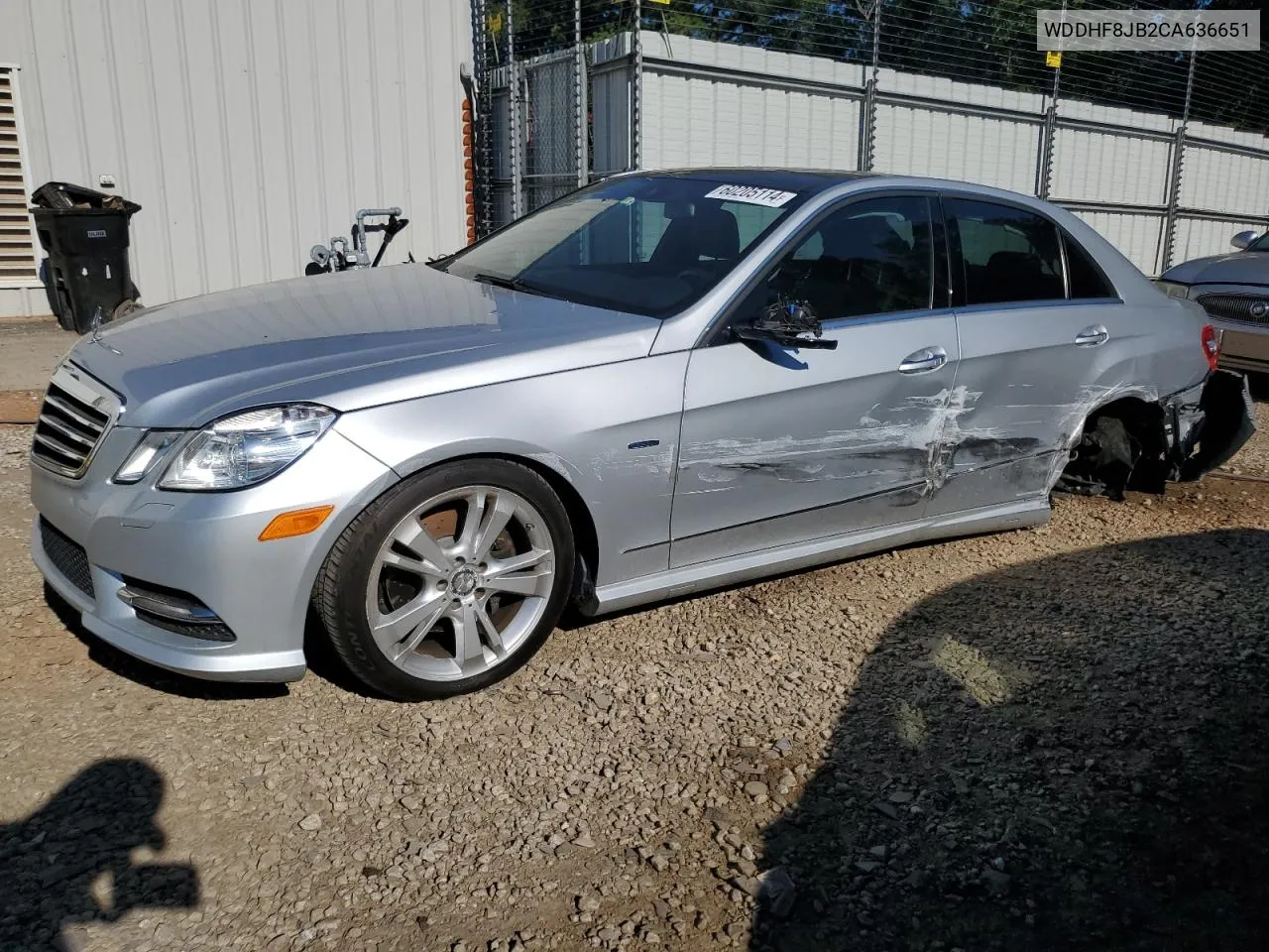 2012 Mercedes-Benz E 350 4Matic VIN: WDDHF8JB2CA636651 Lot: 60205114