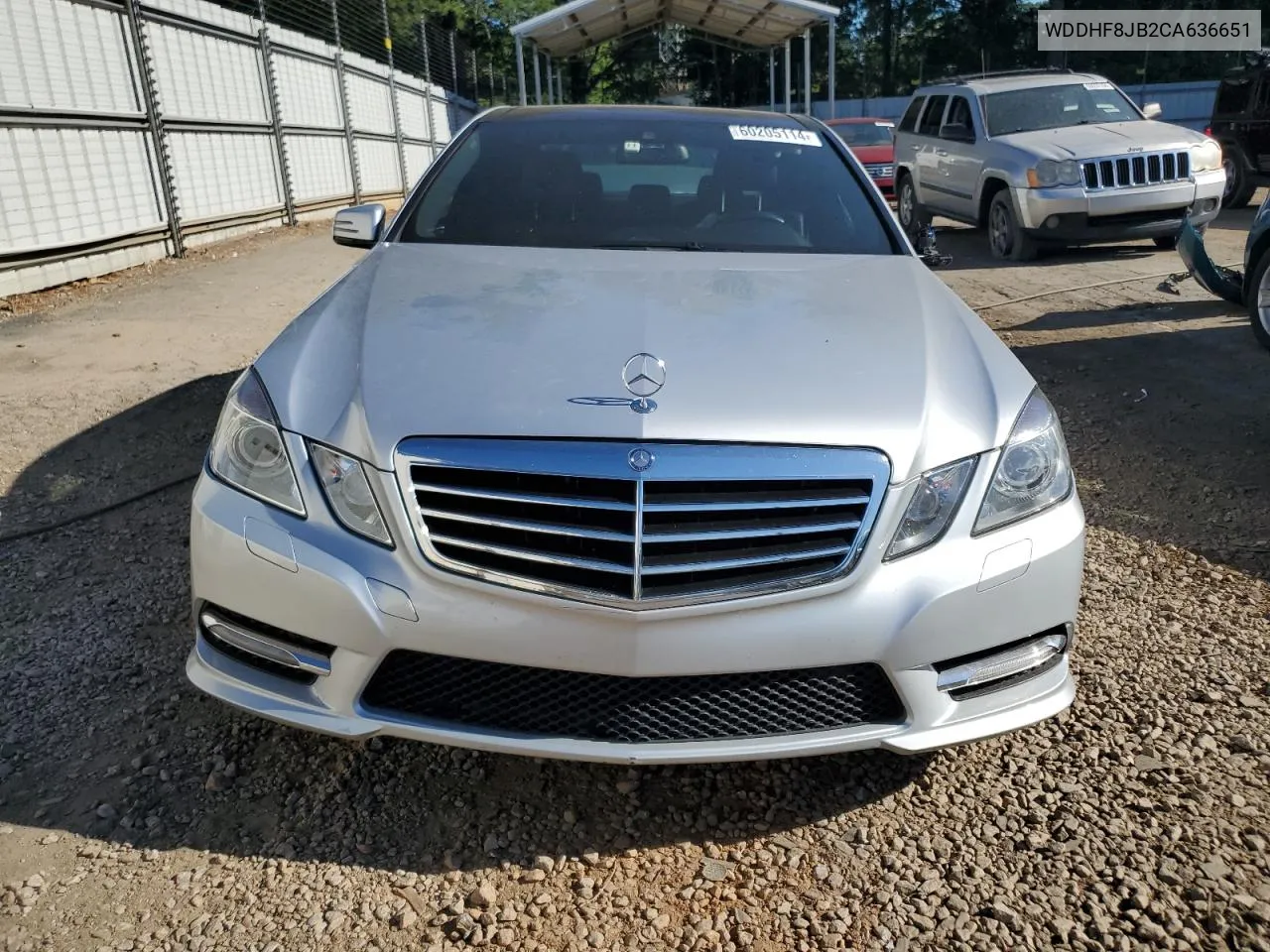 2012 Mercedes-Benz E 350 4Matic VIN: WDDHF8JB2CA636651 Lot: 60205114