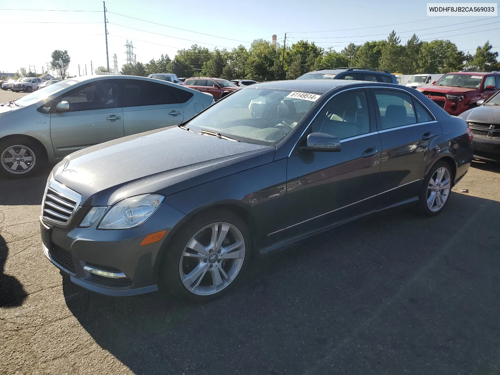 2012 Mercedes-Benz E 350 4Matic VIN: WDDHF8JB2CA569033 Lot: 61149514