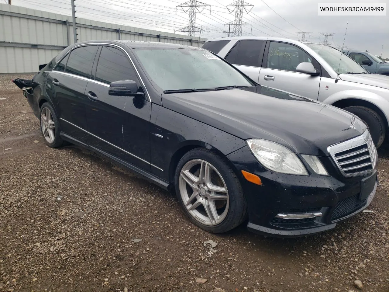 2012 Mercedes-Benz E 350 VIN: WDDHF5KB3CA649499 Lot: 67667774