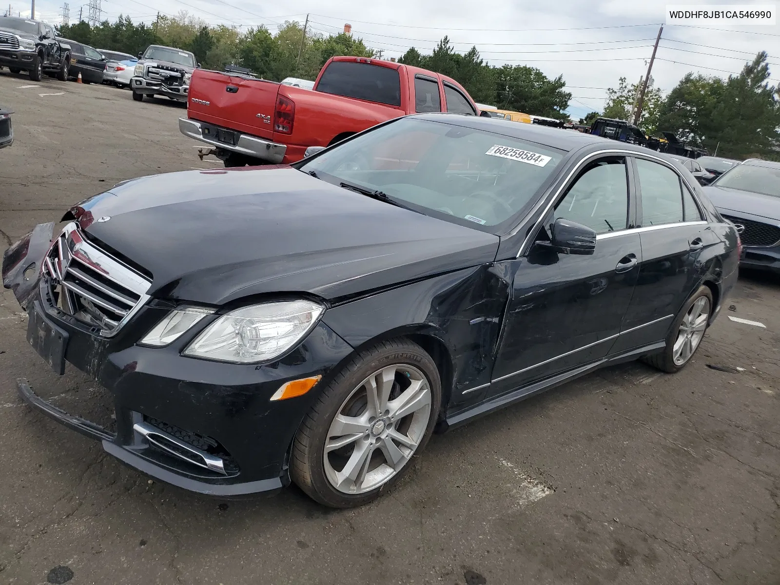 2012 Mercedes-Benz E 350 4Matic VIN: WDDHF8JB1CA546990 Lot: 68259584