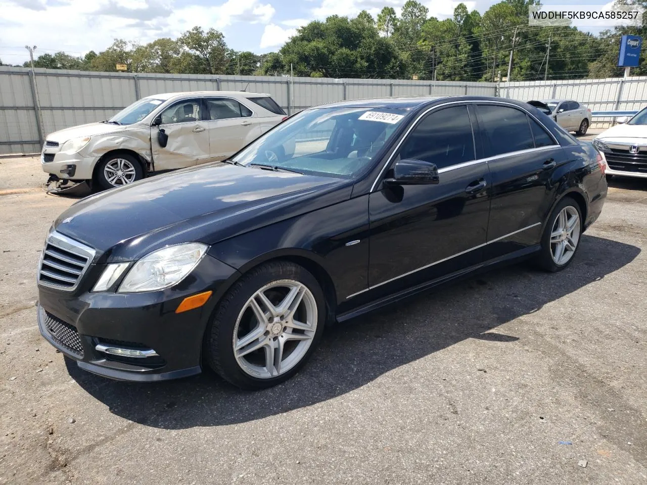 2012 Mercedes-Benz E 350 VIN: WDDHF5KB9CA585257 Lot: 69109274