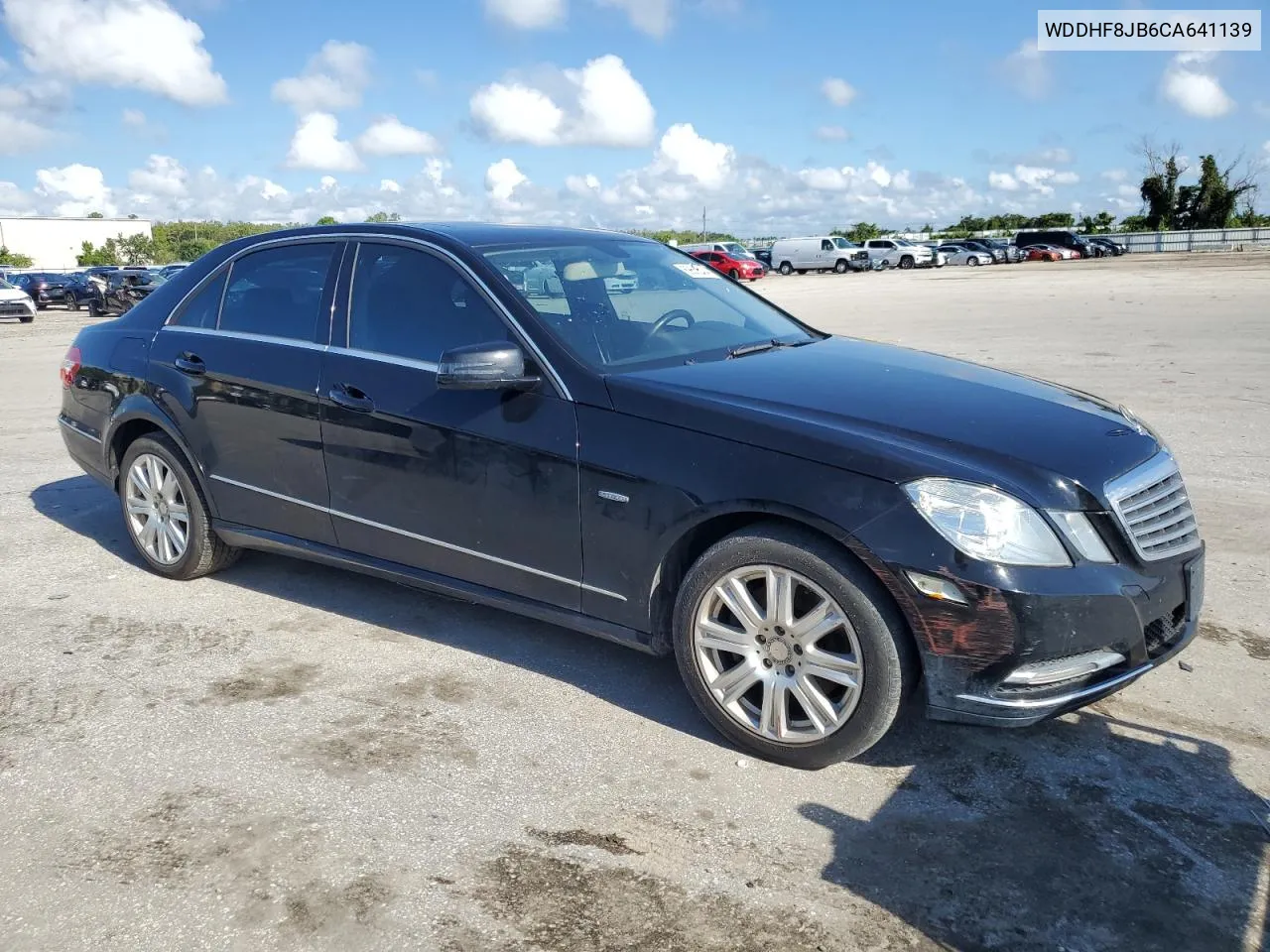 2012 Mercedes-Benz E 350 4Matic VIN: WDDHF8JB6CA641139 Lot: 69658434