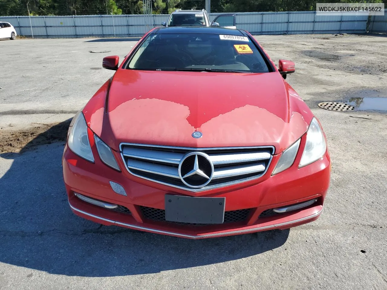 2012 Mercedes-Benz E 350 VIN: WDDKJ5KBXCF145622 Lot: 69807894