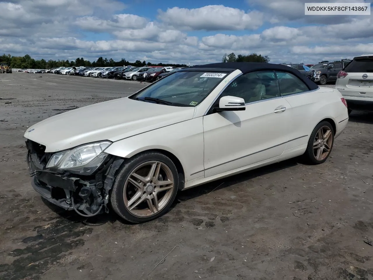 2012 Mercedes-Benz E 350 VIN: WDDKK5KF8CF143867 Lot: 70032314