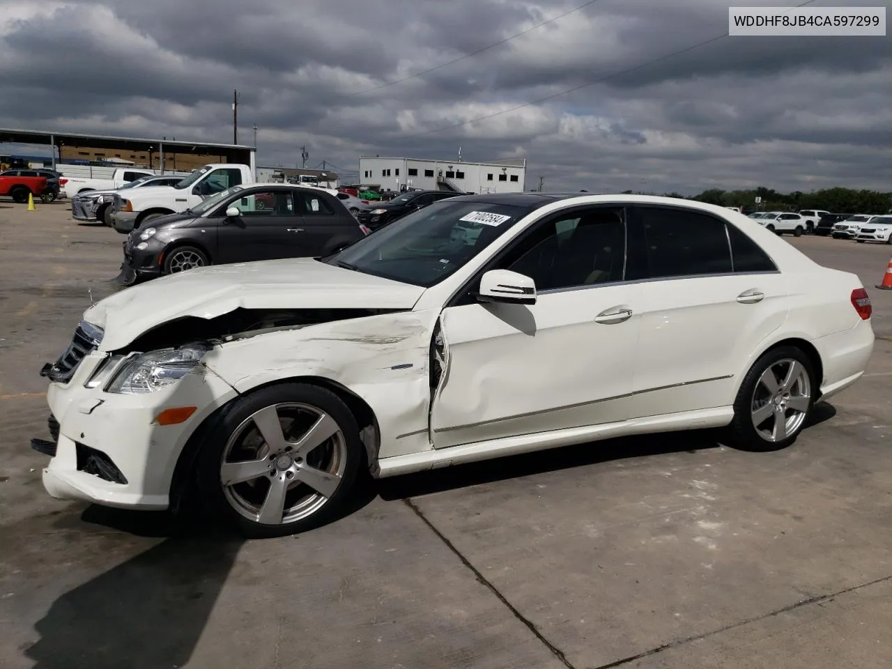 2012 Mercedes-Benz E 350 4Matic VIN: WDDHF8JB4CA597299 Lot: 71002584