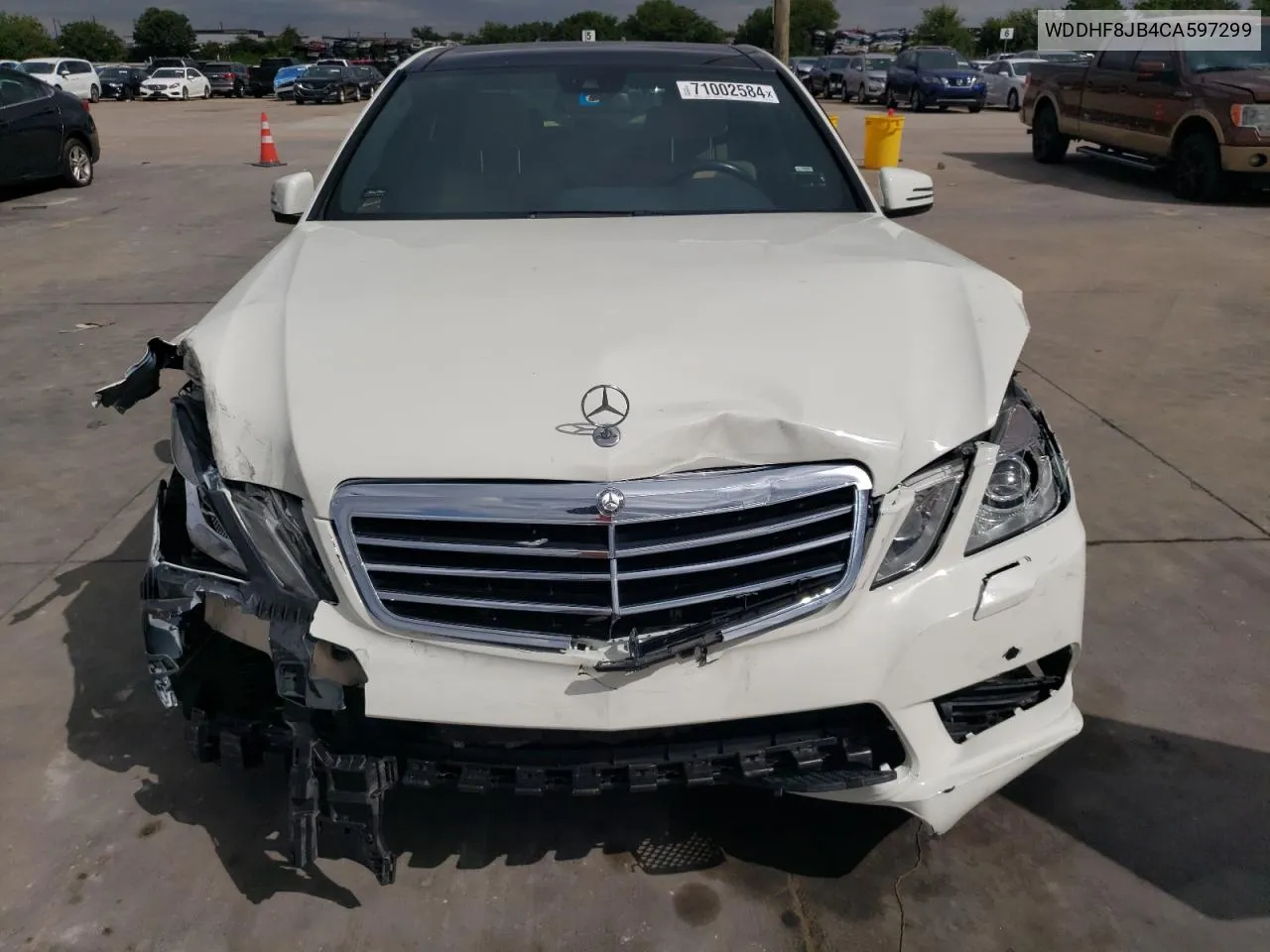 2012 Mercedes-Benz E 350 4Matic VIN: WDDHF8JB4CA597299 Lot: 71002584