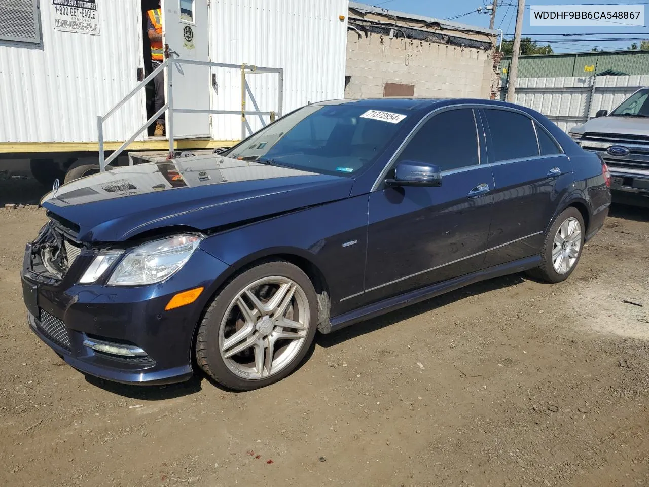 2012 Mercedes-Benz E 550 4Matic VIN: WDDHF9BB6CA548867 Lot: 71372854