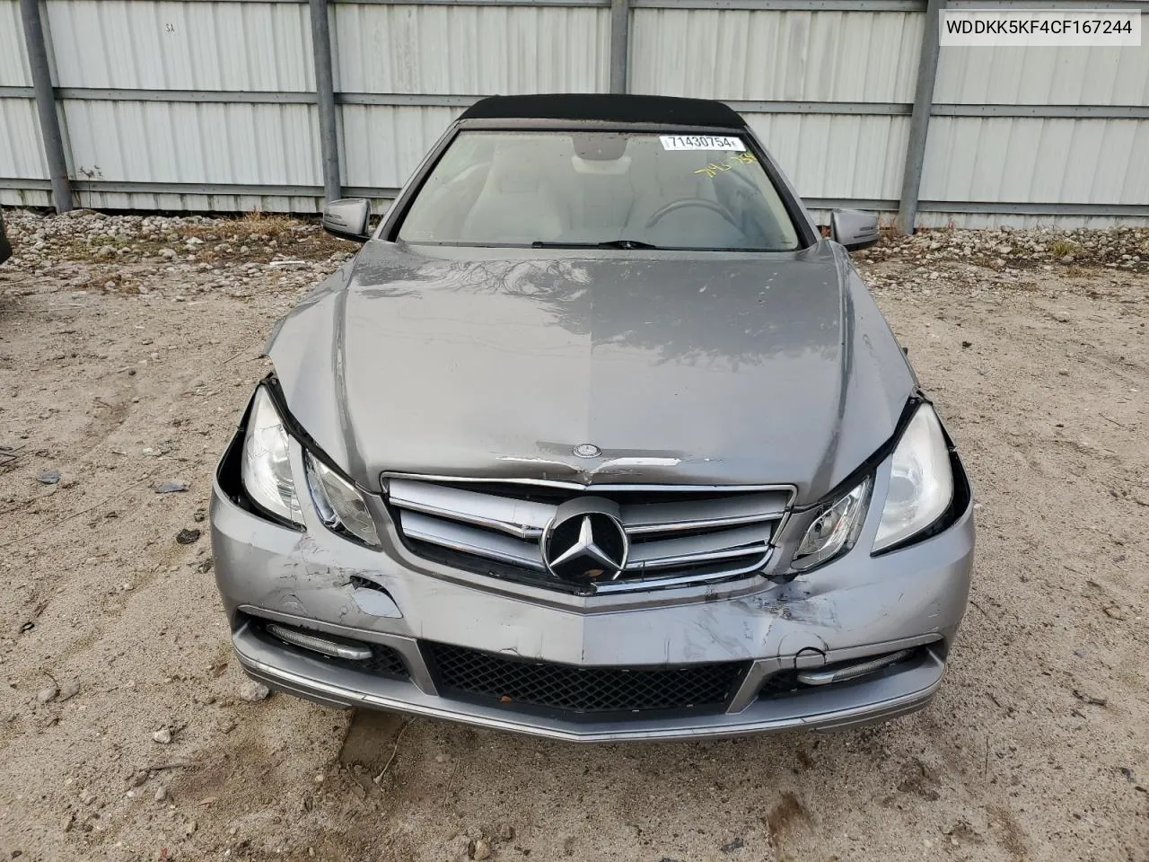 2012 Mercedes-Benz E 350 VIN: WDDKK5KF4CF167244 Lot: 71430754