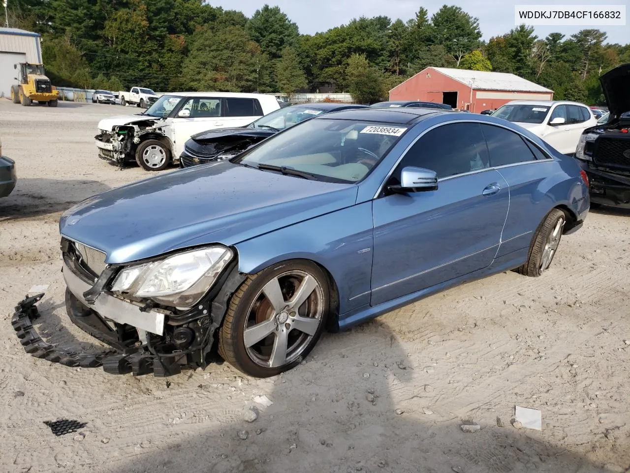 2012 Mercedes-Benz E 550 VIN: WDDKJ7DB4CF166832 Lot: 72038934