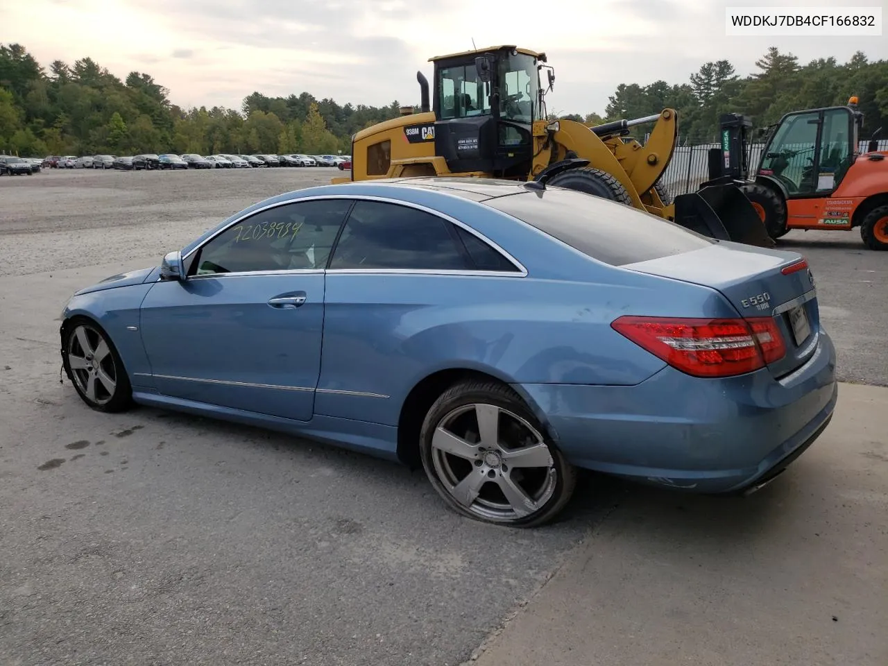 2012 Mercedes-Benz E 550 VIN: WDDKJ7DB4CF166832 Lot: 72038934