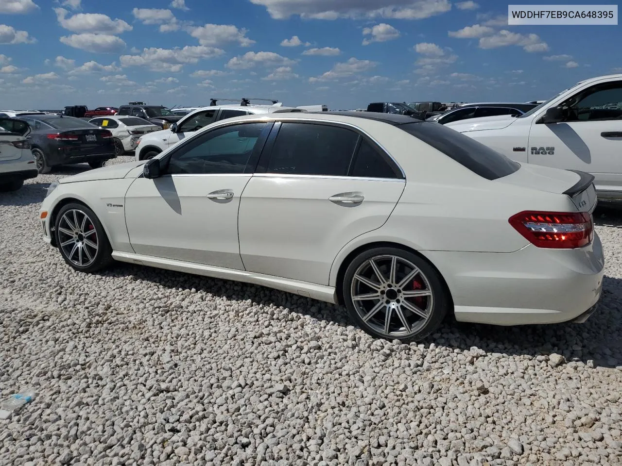 2012 Mercedes-Benz E 63 Amg VIN: WDDHF7EB9CA648395 Lot: 72267684