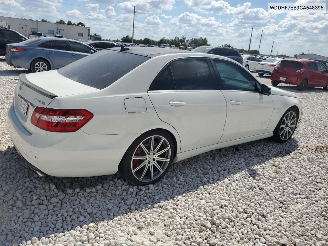 2012 Mercedes-Benz E 63 Amg VIN: WDDHF7EB9CA648395 Lot: 72267684