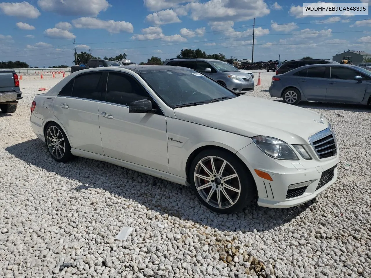 2012 Mercedes-Benz E 63 Amg VIN: WDDHF7EB9CA648395 Lot: 72267684