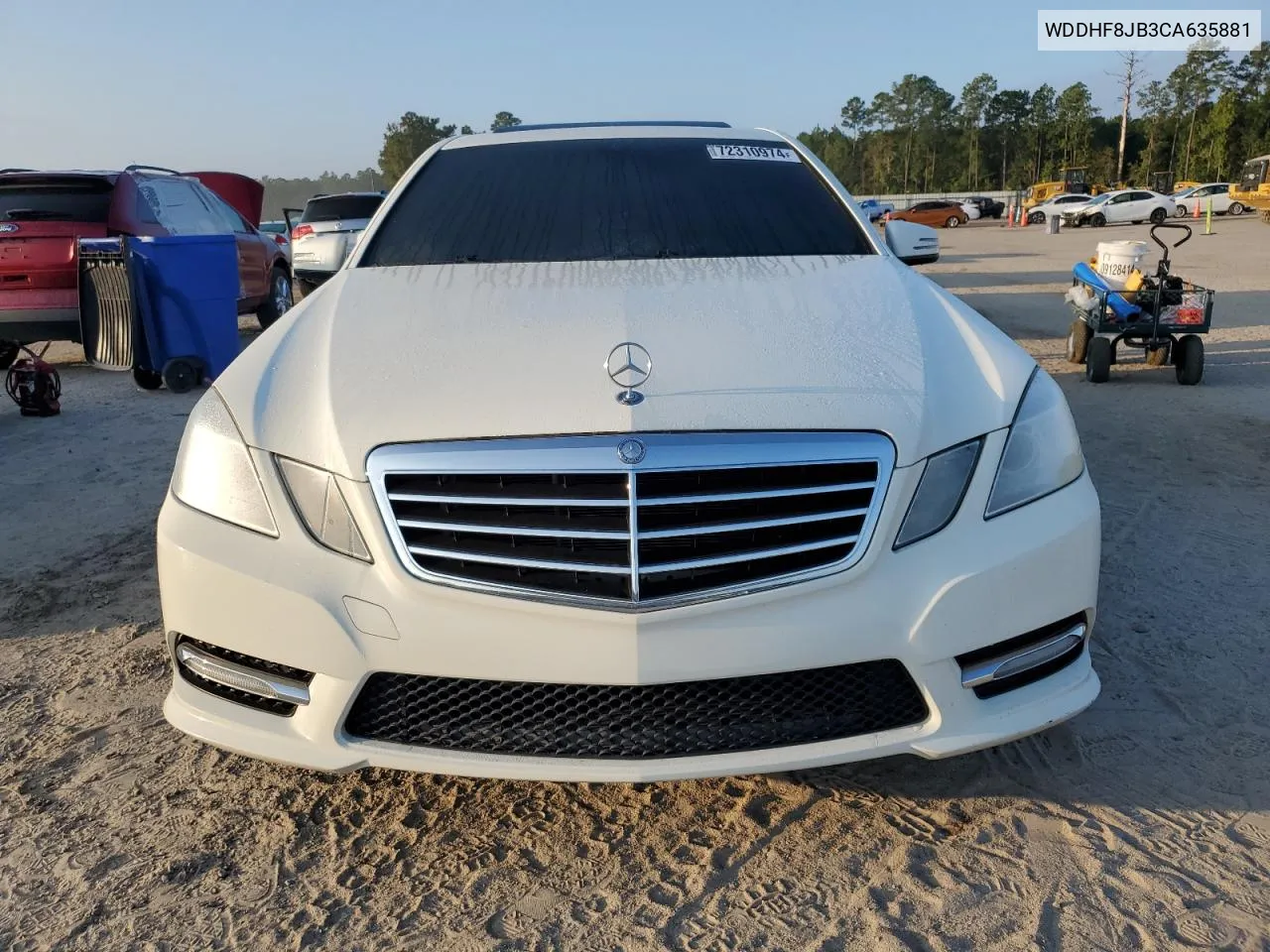 2012 Mercedes-Benz E 350 4Matic VIN: WDDHF8JB3CA635881 Lot: 72310974