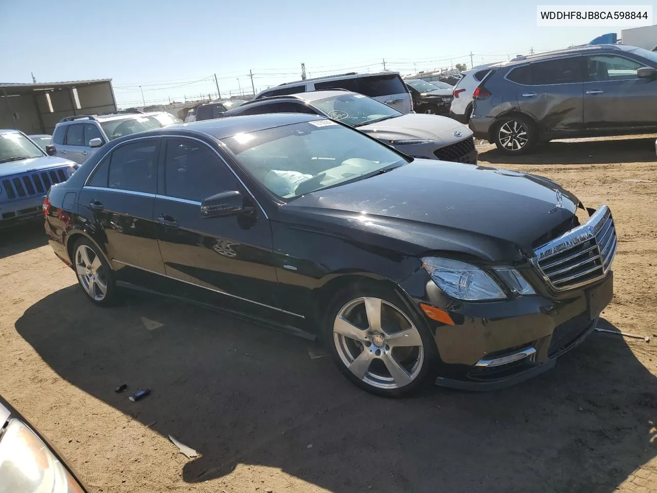 2012 Mercedes-Benz E 350 4Matic VIN: WDDHF8JB8CA598844 Lot: 72750584