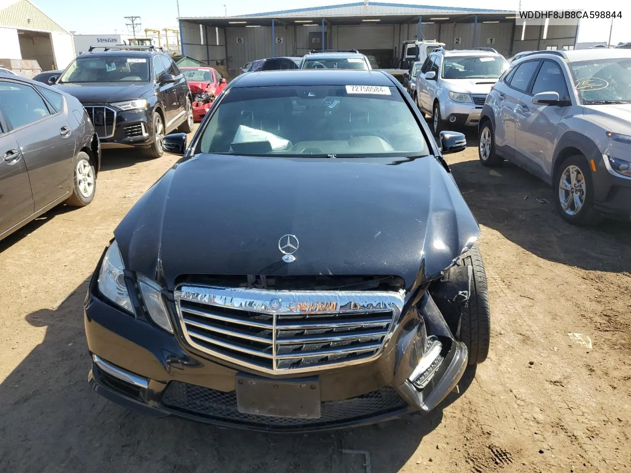 2012 Mercedes-Benz E 350 4Matic VIN: WDDHF8JB8CA598844 Lot: 72750584