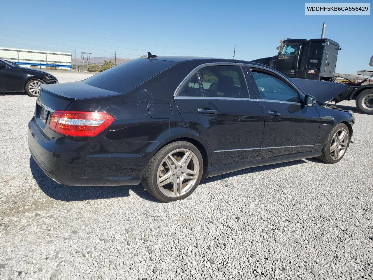 2012 Mercedes-Benz E 350 VIN: WDDHF5KB6CA656429 Lot: 73034814