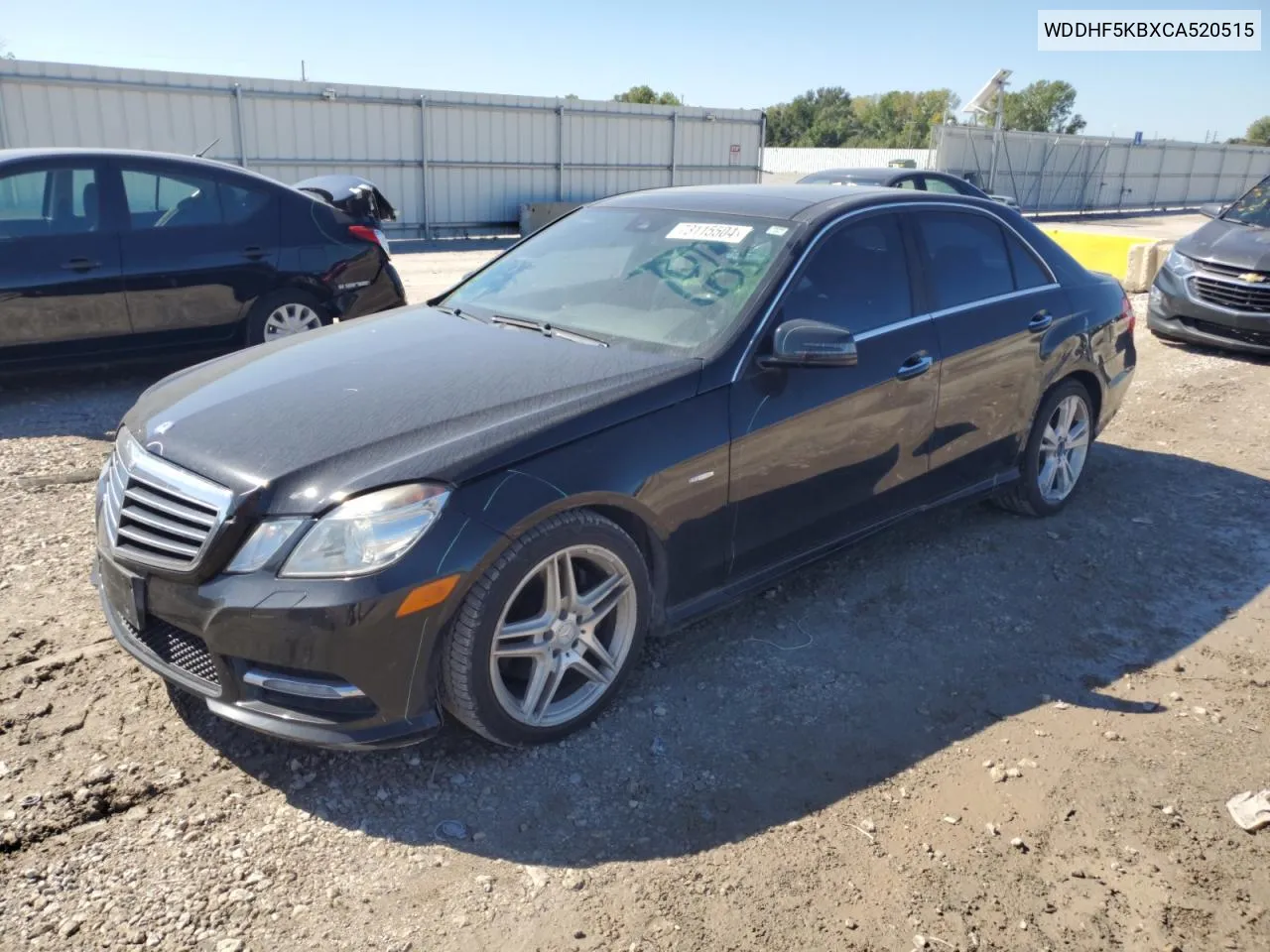 2012 Mercedes-Benz E 350 VIN: WDDHF5KBXCA520515 Lot: 73115504