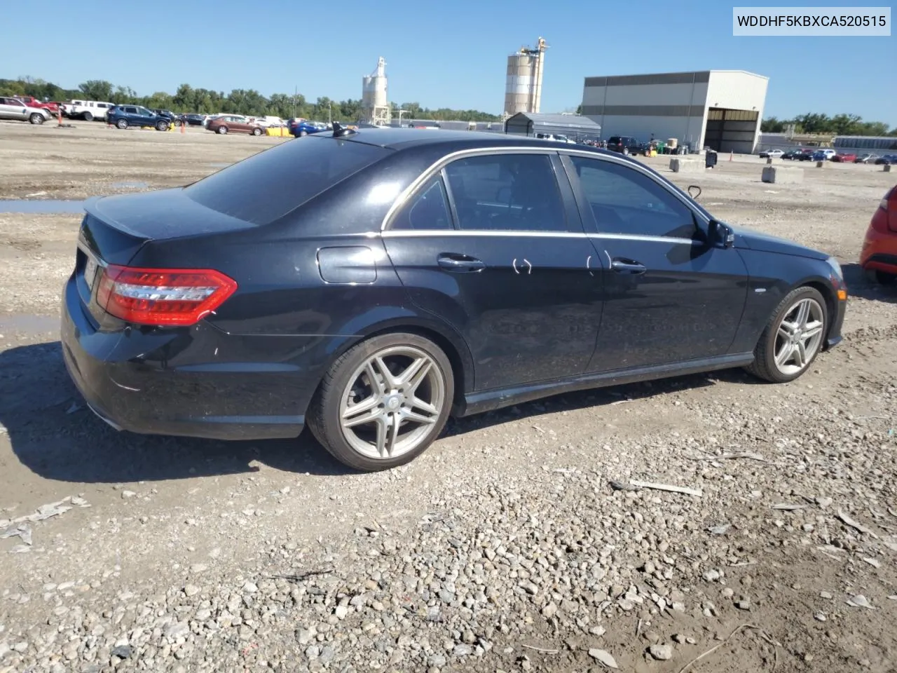 2012 Mercedes-Benz E 350 VIN: WDDHF5KBXCA520515 Lot: 73115504