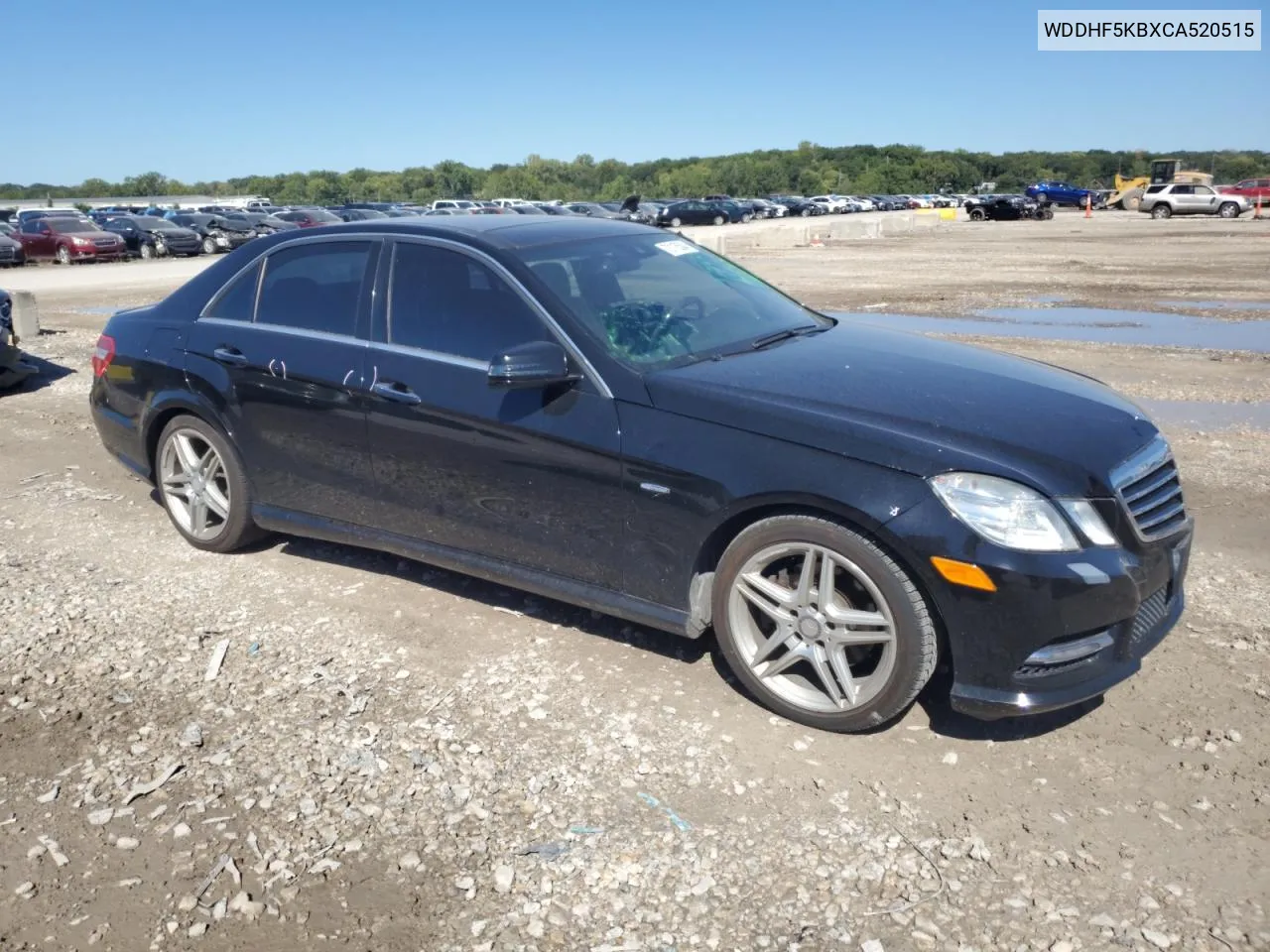 2012 Mercedes-Benz E 350 VIN: WDDHF5KBXCA520515 Lot: 73115504