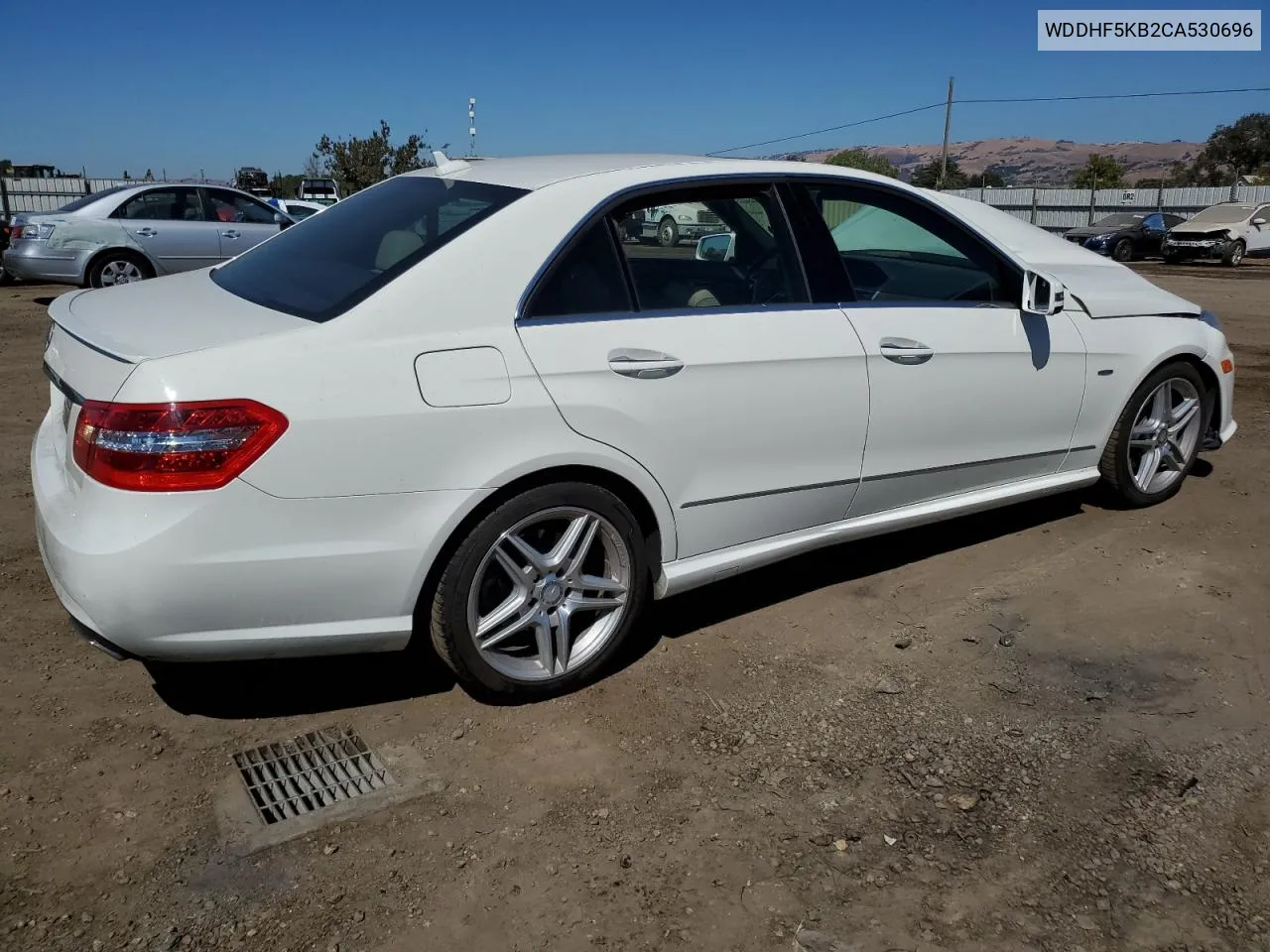 2012 Mercedes-Benz E 350 VIN: WDDHF5KB2CA530696 Lot: 73371634