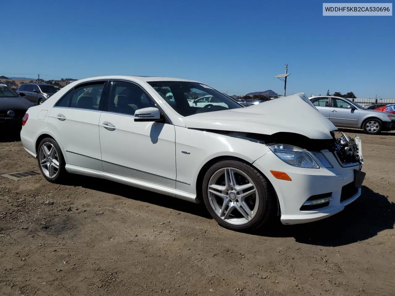 2012 Mercedes-Benz E 350 VIN: WDDHF5KB2CA530696 Lot: 73371634