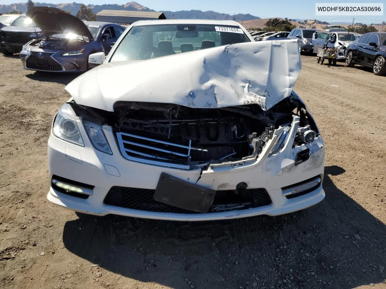 2012 Mercedes-Benz E 350 VIN: WDDHF5KB2CA530696 Lot: 73371634