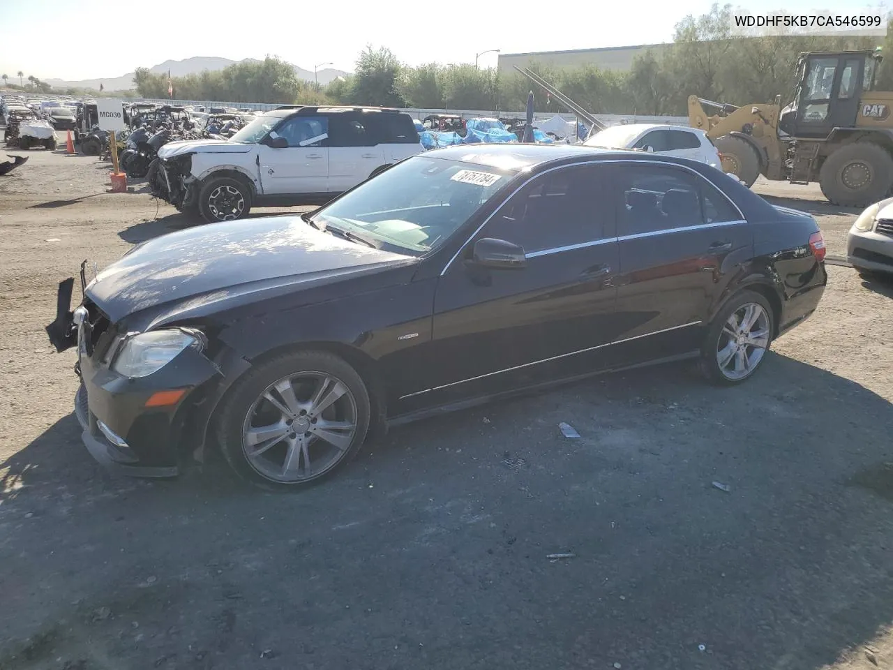 2012 Mercedes-Benz E 350 VIN: WDDHF5KB7CA546599 Lot: 73757784