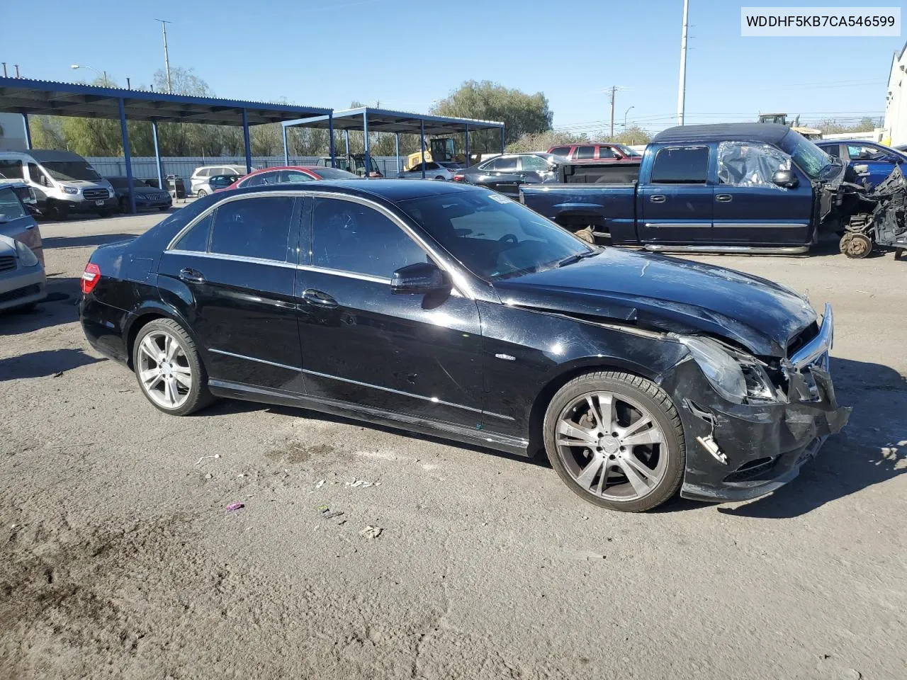 2012 Mercedes-Benz E 350 VIN: WDDHF5KB7CA546599 Lot: 73757784