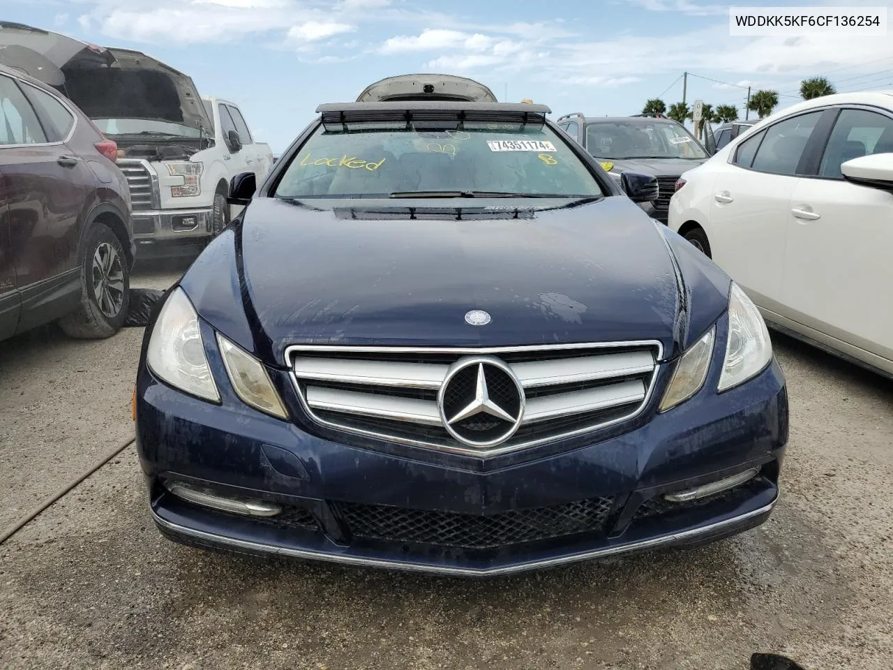 2012 Mercedes-Benz E 350 VIN: WDDKK5KF6CF136254 Lot: 74351174