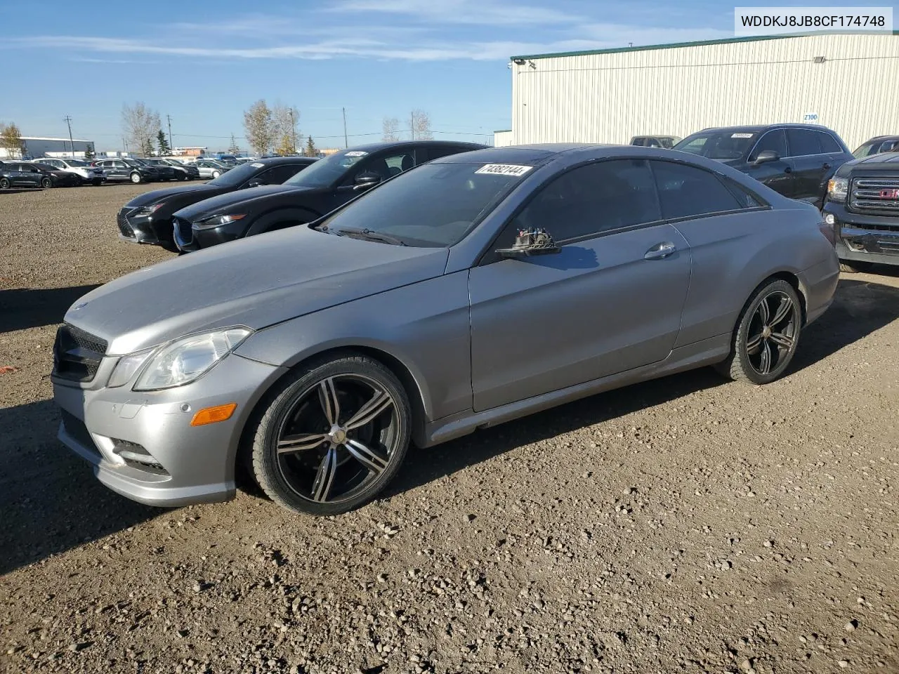 2012 Mercedes-Benz E 350 4Matic VIN: WDDKJ8JB8CF174748 Lot: 74382144