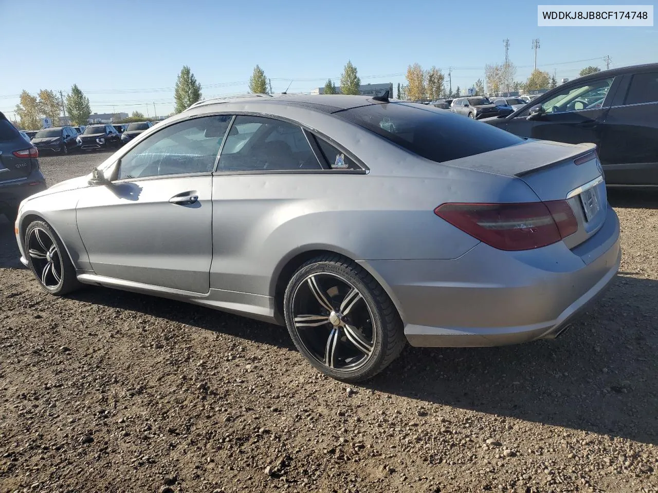 2012 Mercedes-Benz E 350 4Matic VIN: WDDKJ8JB8CF174748 Lot: 74382144