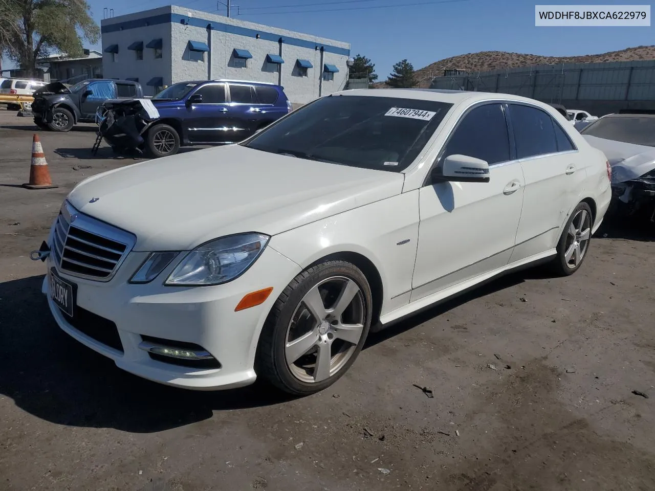 2012 Mercedes-Benz E 350 4Matic VIN: WDDHF8JBXCA622979 Lot: 74607944