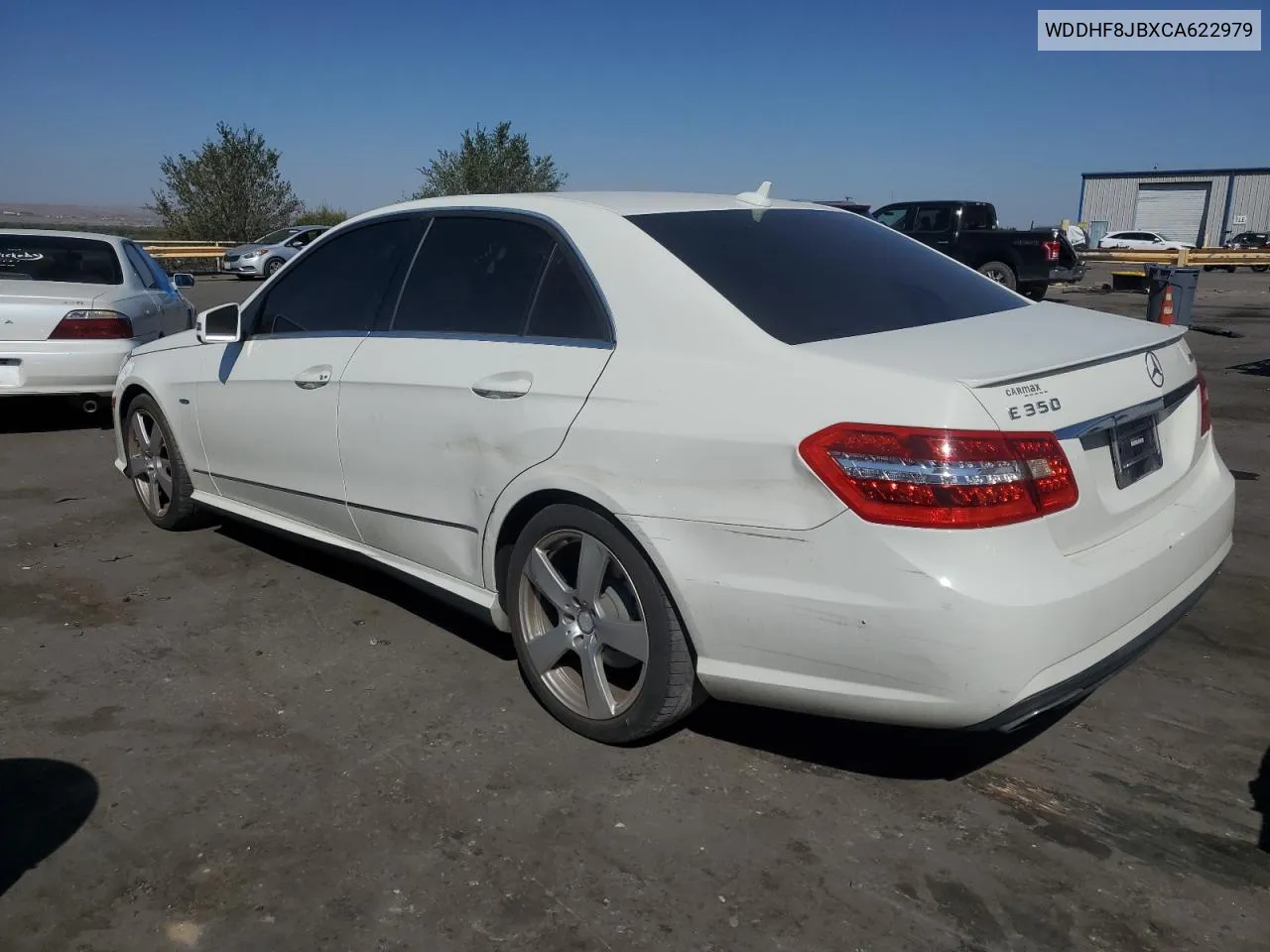 2012 Mercedes-Benz E 350 4Matic VIN: WDDHF8JBXCA622979 Lot: 74607944