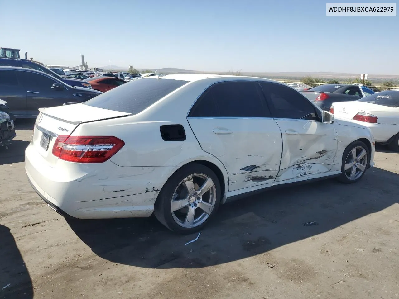 2012 Mercedes-Benz E 350 4Matic VIN: WDDHF8JBXCA622979 Lot: 74607944