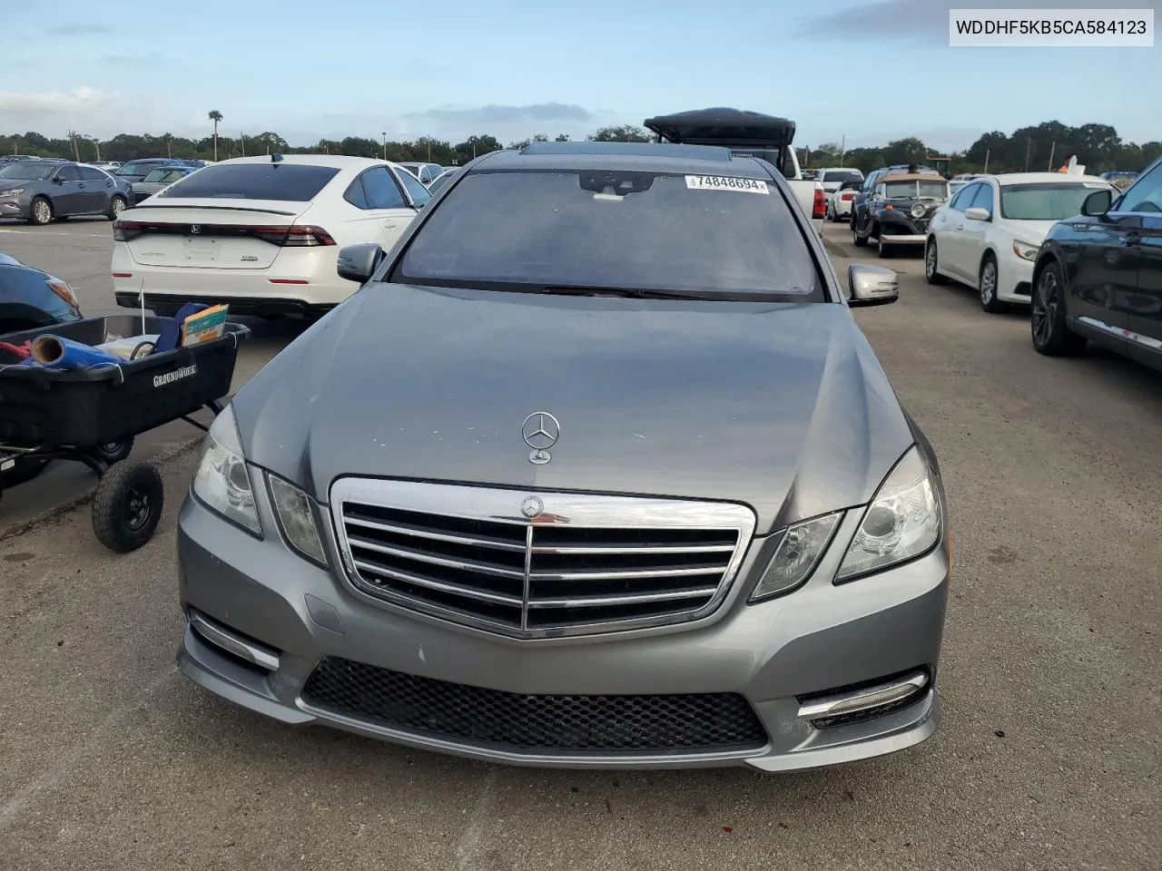 2012 Mercedes-Benz E 350 VIN: WDDHF5KB5CA584123 Lot: 74848694