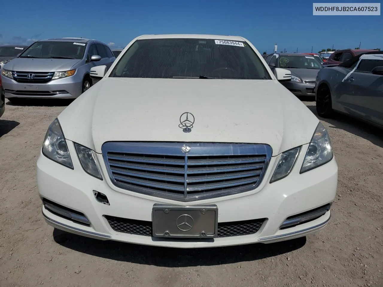 2012 Mercedes-Benz E 350 4Matic VIN: WDDHF8JB2CA607523 Lot: 75083944