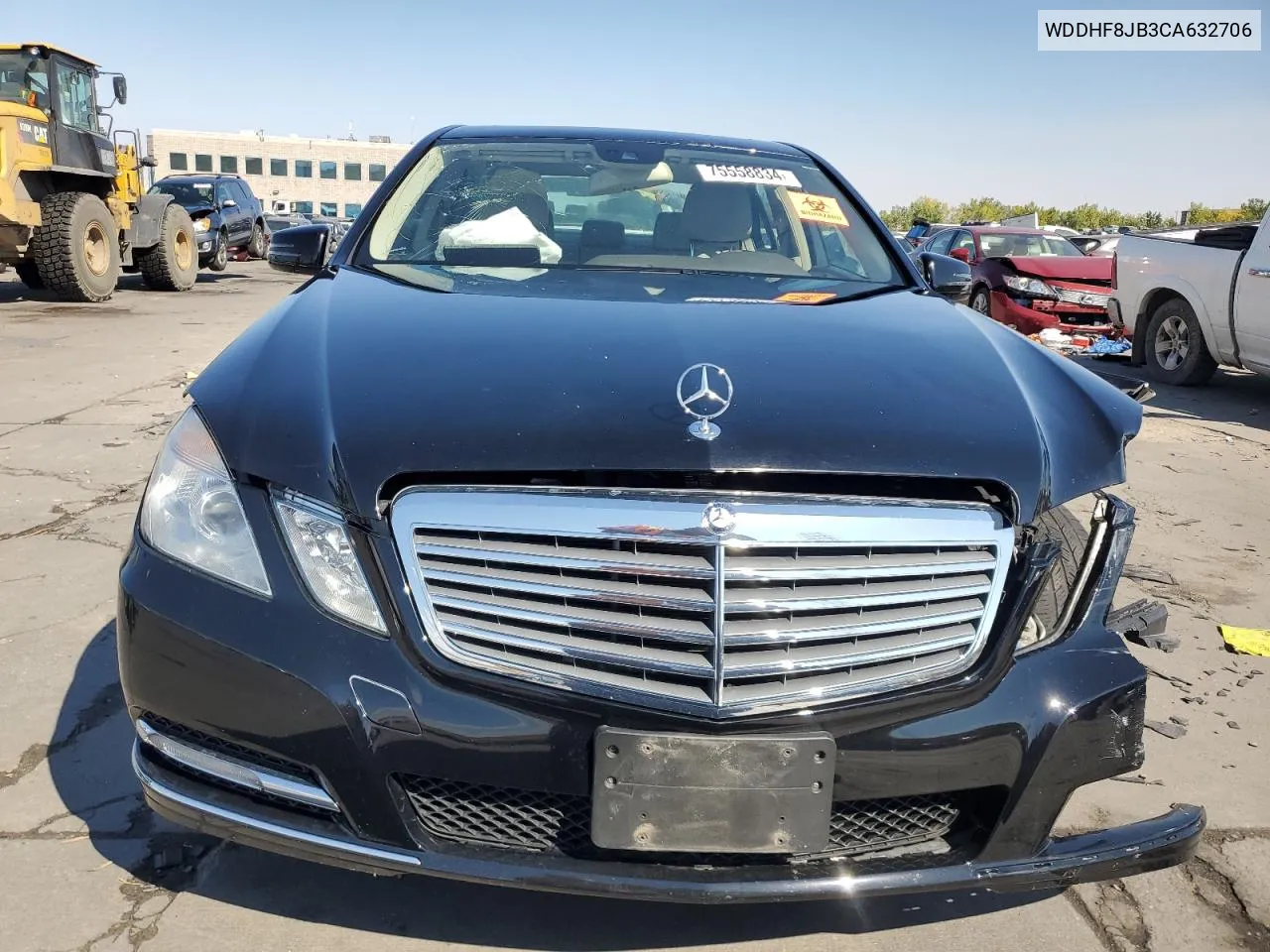 2012 Mercedes-Benz E 350 4Matic VIN: WDDHF8JB3CA632706 Lot: 75558834