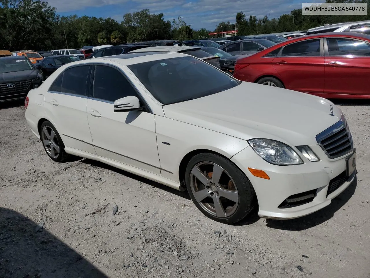 2012 Mercedes-Benz E 350 4Matic VIN: WDDHF8JB6CA540778 Lot: 76170324