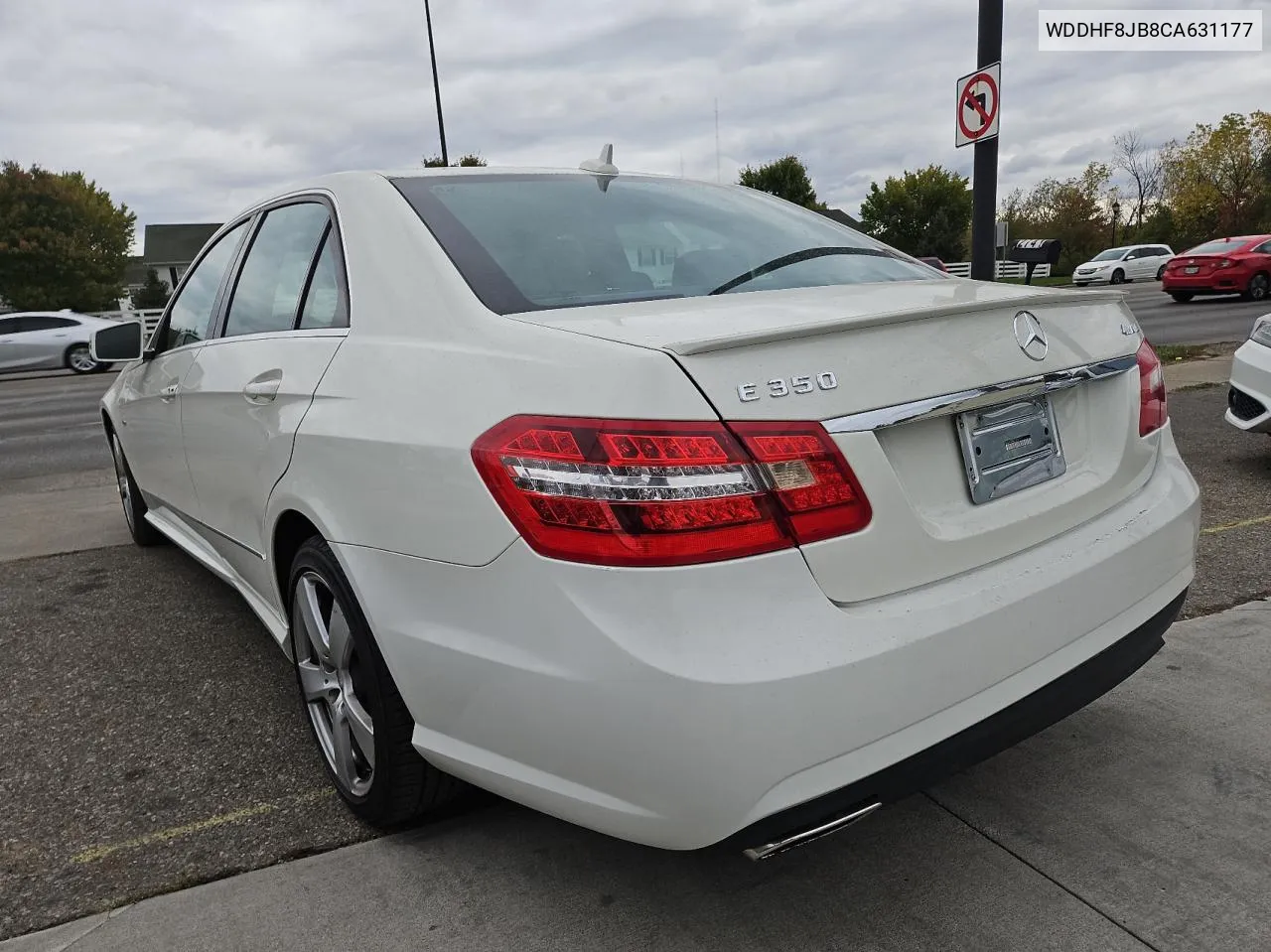 2012 Mercedes-Benz E 350 4Matic VIN: WDDHF8JB8CA631177 Lot: 76389214