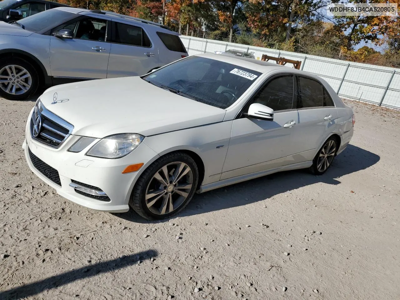 2012 Mercedes-Benz E 350 4Matic VIN: WDDHF8JB4CA520805 Lot: 76723794