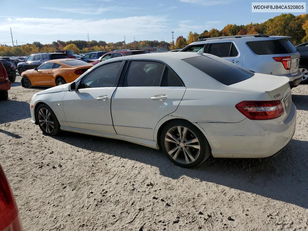 2012 Mercedes-Benz E 350 4Matic VIN: WDDHF8JB4CA520805 Lot: 76723794