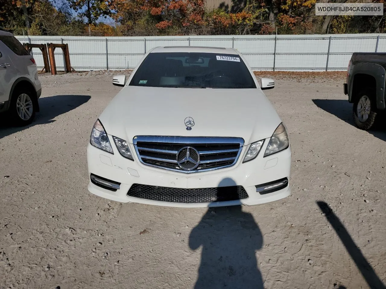 2012 Mercedes-Benz E 350 4Matic VIN: WDDHF8JB4CA520805 Lot: 76723794