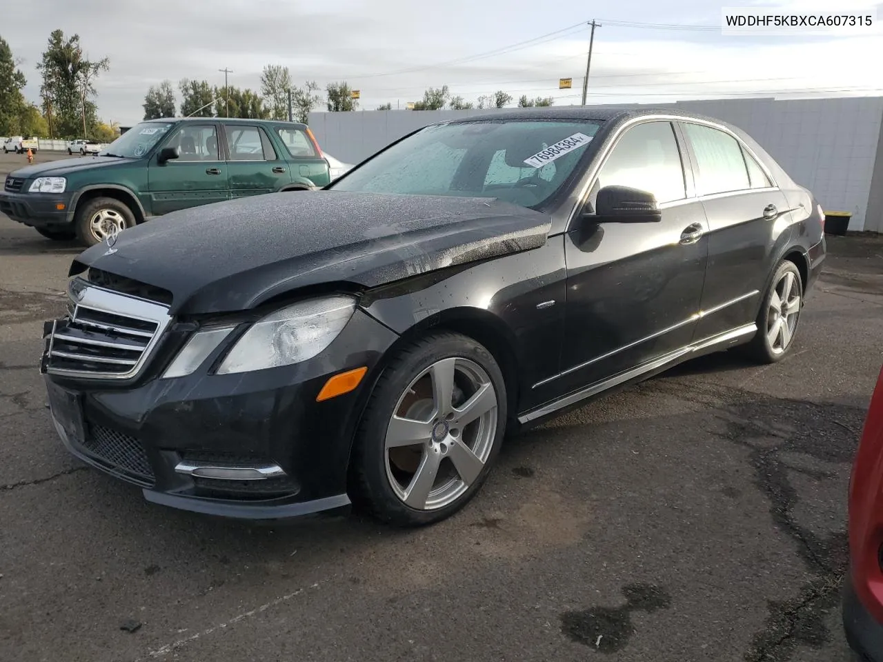 2012 Mercedes-Benz E 350 VIN: WDDHF5KBXCA607315 Lot: 76984384