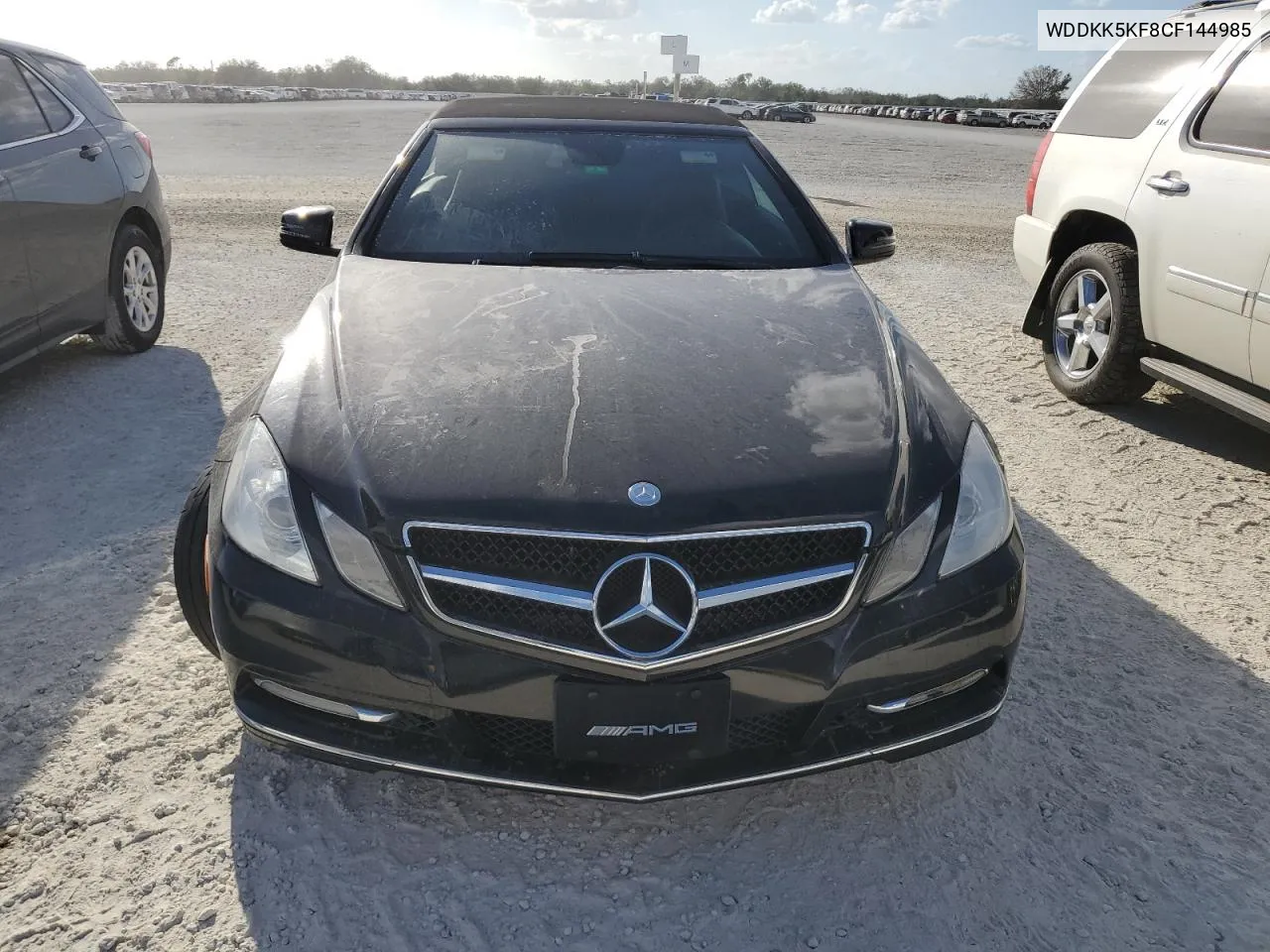 2012 Mercedes-Benz E 350 VIN: WDDKK5KF8CF144985 Lot: 77491784