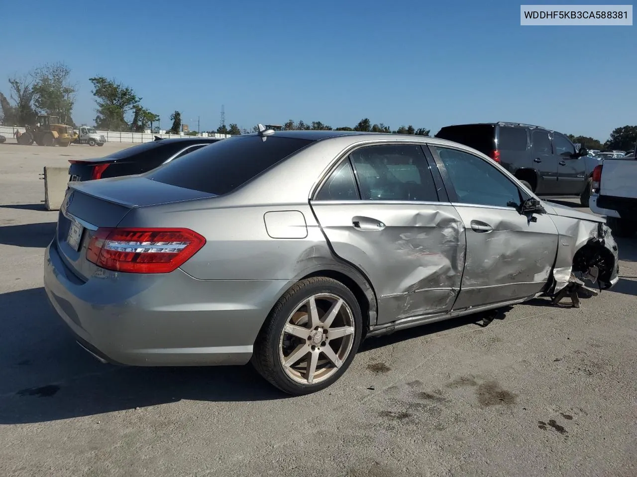 2012 Mercedes-Benz E 350 VIN: WDDHF5KB3CA588381 Lot: 77619294