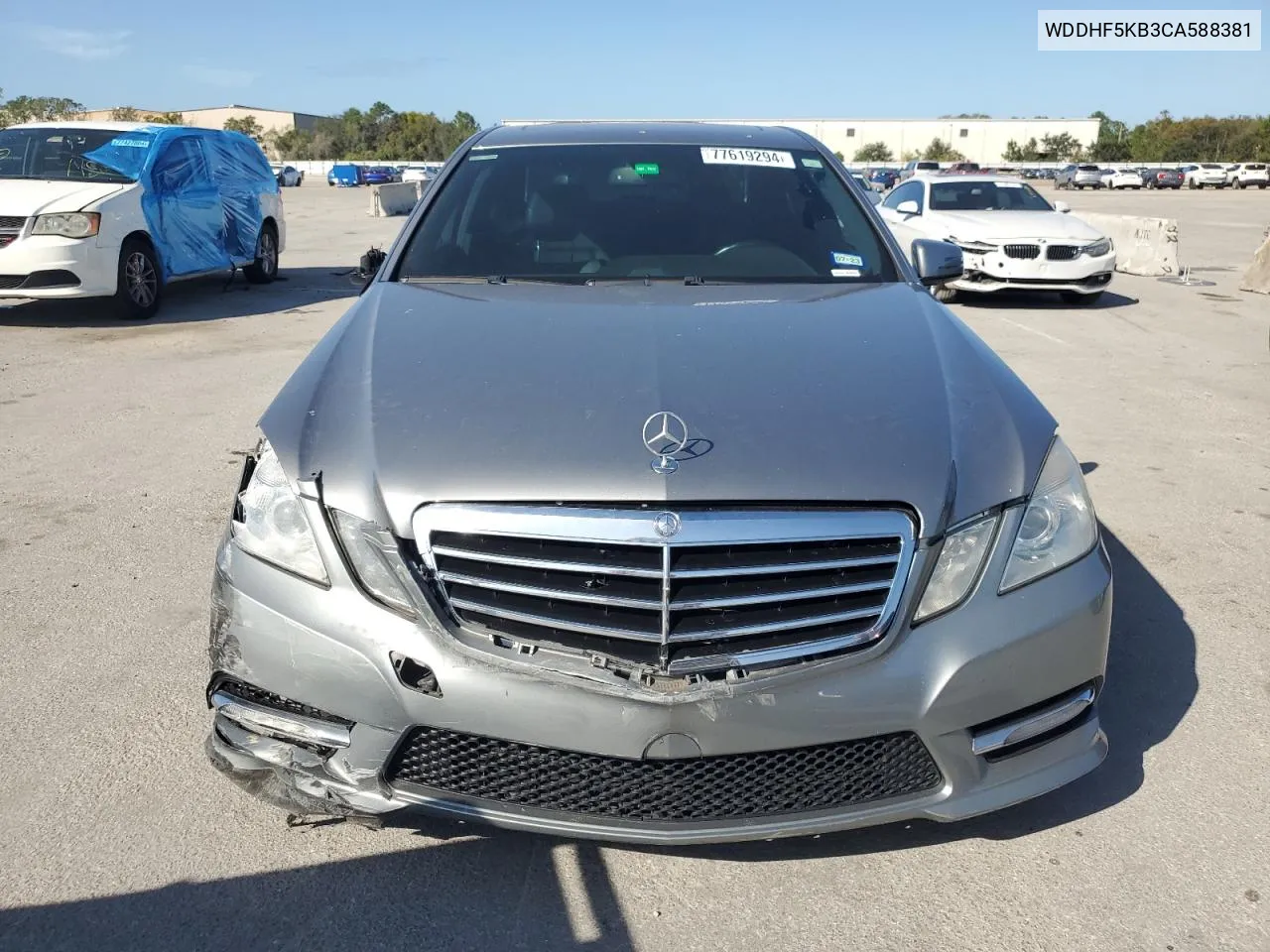 2012 Mercedes-Benz E 350 VIN: WDDHF5KB3CA588381 Lot: 77619294