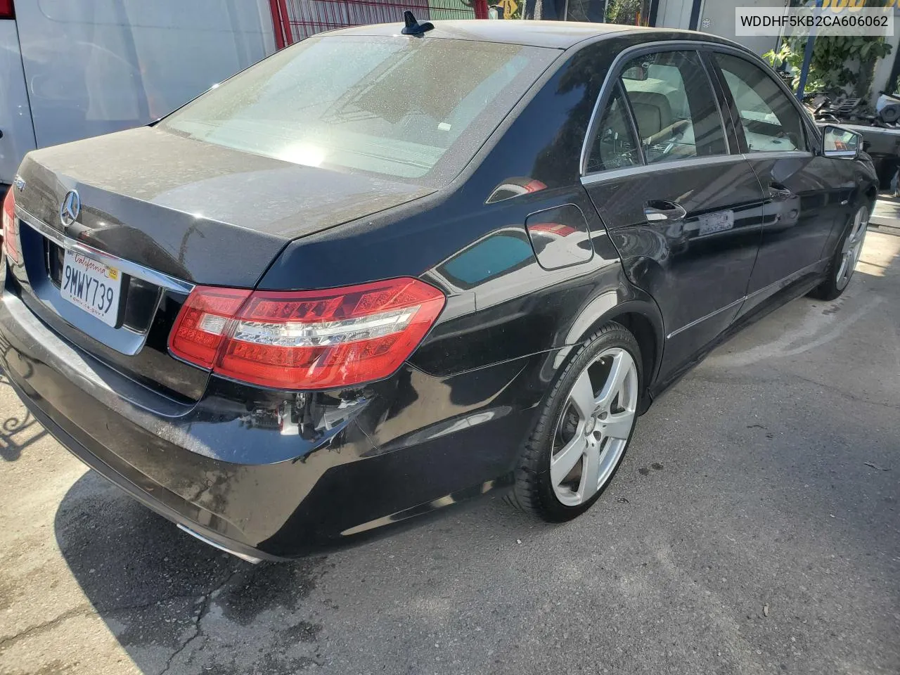 2012 Mercedes-Benz E 350 VIN: WDDHF5KB2CA606062 Lot: 77716214