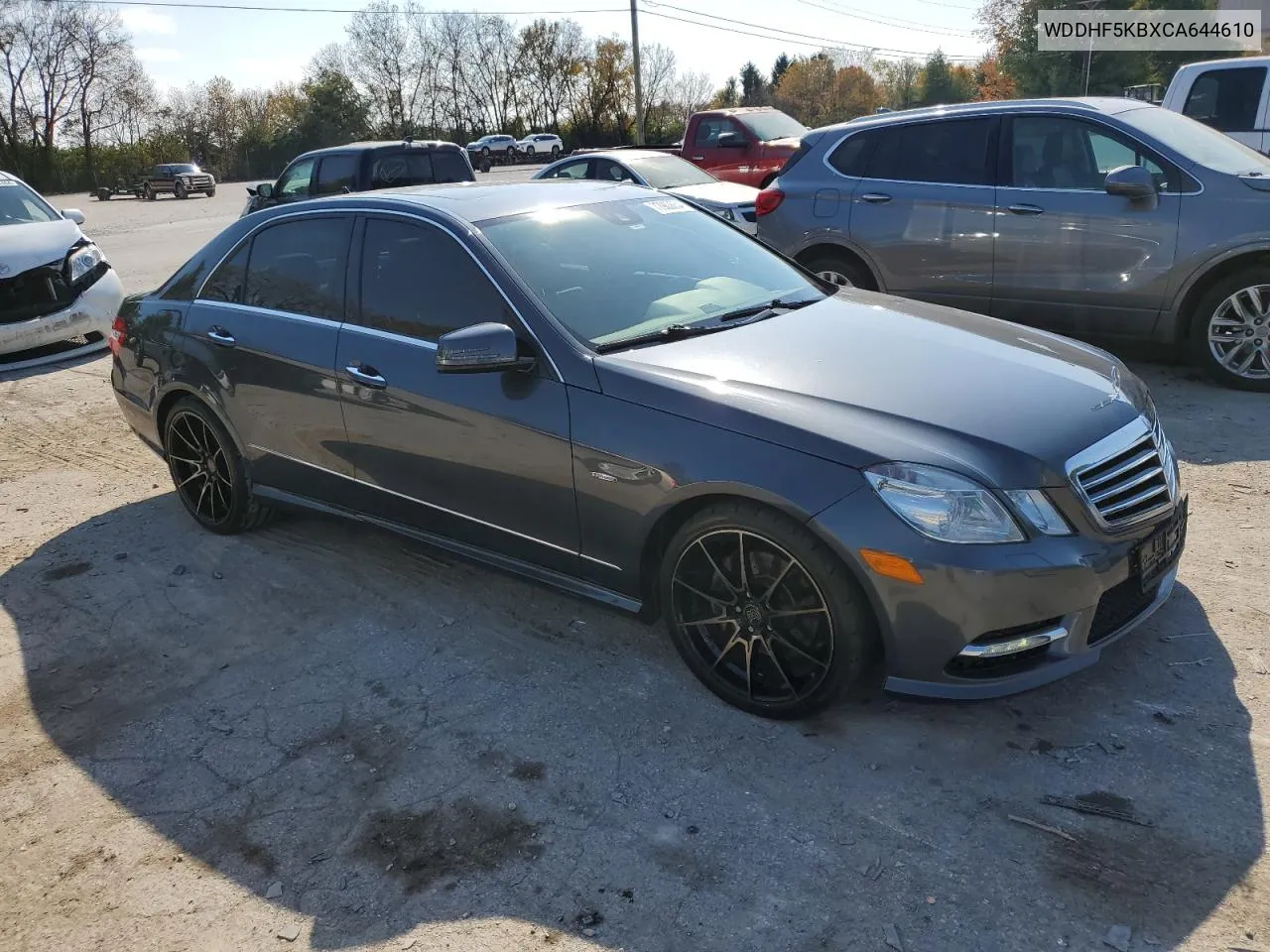 2012 Mercedes-Benz E 350 VIN: WDDHF5KBXCA644610 Lot: 77983654